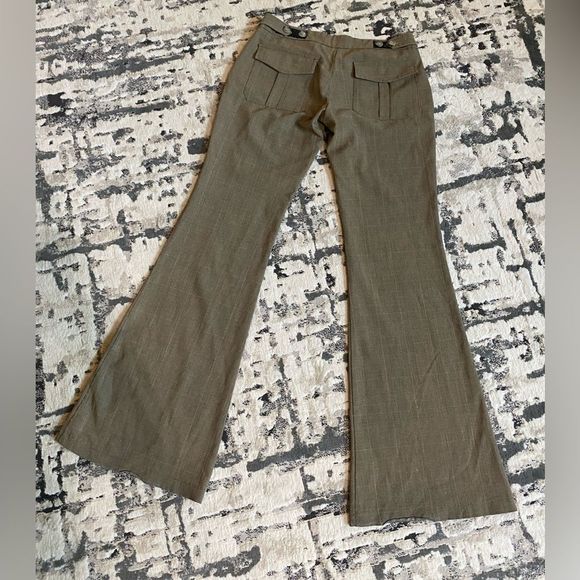 Super Low Rise Trousers Brown Plaid Madness TelAviv Womens 2 - Picture 7 of 15